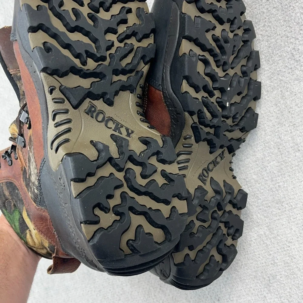 Rocky 800 Grams Gore-Tex Camo Boots Mens Size 12 Insulated Thinsulate